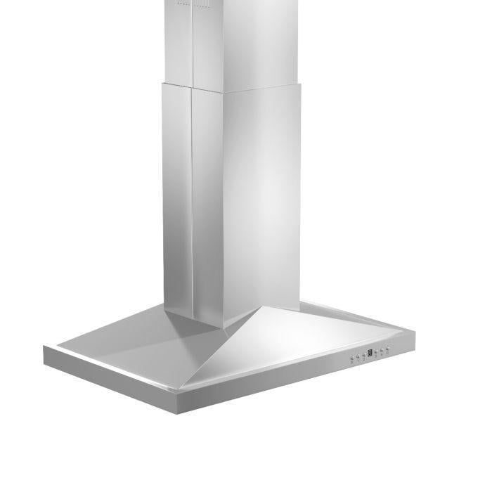 ZLINE 36" Convertible Vent Island Mount Range Hood in Stainless Steel, GL1i-36