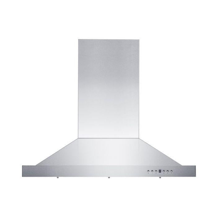 ZLINE 36" Convertible Vent Island Mount Range Hood in Stainless Steel, GL2i-36