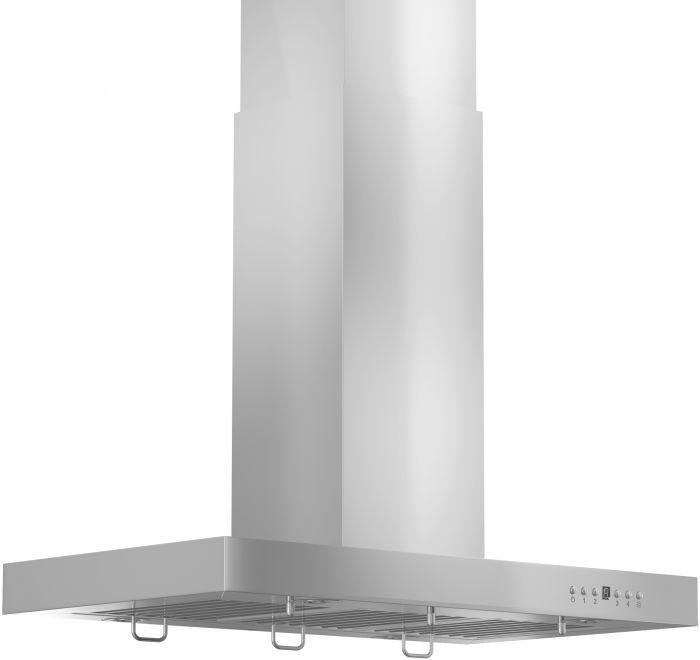 ZLINE 36" Convertible Vent Island Mount Range Hood in Stainless Steel, KE2i-36