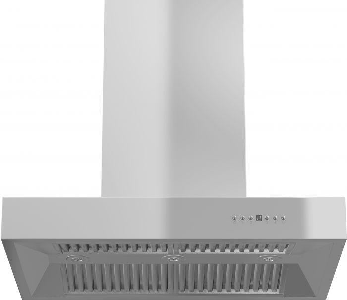 ZLINE 36" Ducted Remote Blower Island Mount Range Hood in Stainless Steel, KECOMi-RD-36