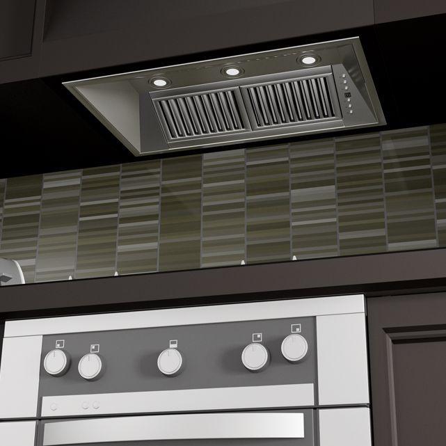 ZLINE 40" Remote Dual Blower Range Hood Insert in Stainless, 721-RD-40