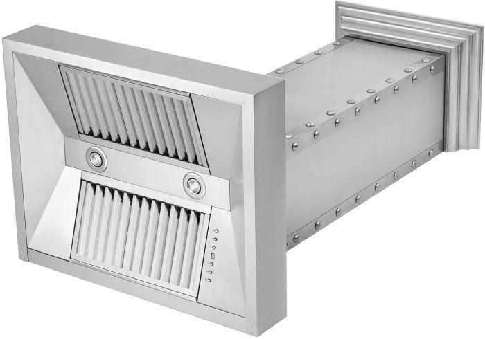 ZLINE 48" Designer Series Wall Mount Range Hood in DuraSnow® Stainless Steel, 655-4SSSS-48