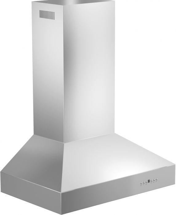 ZLINE 30" Professional Convertible Vent Wall Mount Range Hood in Stainless Steel, 667-30