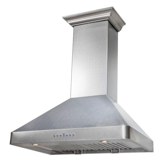 ZLINE 30" Wall Mount Range Hood in DuraSnow® Stainless Steel, 8KF2S-30