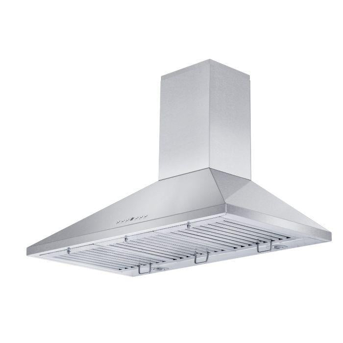 ZLINE 42" Convertible Vent Wall Mount Range Hood in Stainless Steel, KL2-42