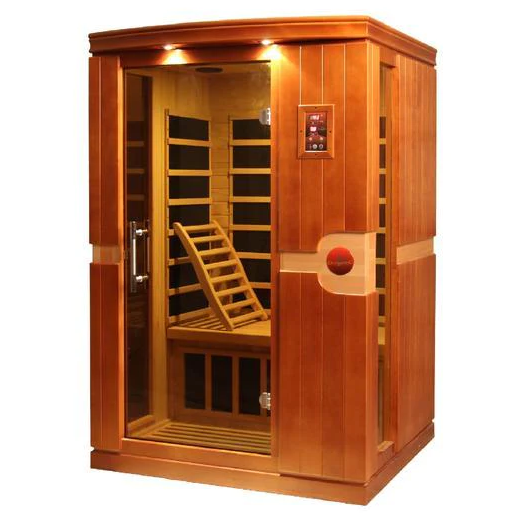 Dynamic Venice 2 person Low EMF Infrared Sauna - Canadian Hemlock