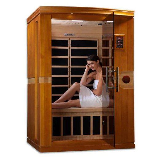 Dynamic Venice 2 person Low EMF Infrared Sauna - Canadian Hemlock