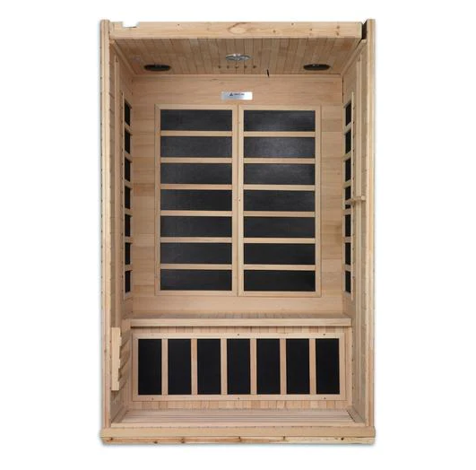 Dynamic Venice 2 person Low EMF Infrared Sauna - Canadian Hemlock