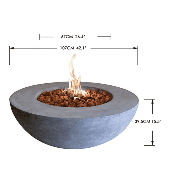 Elementi Lunar Fire Bowl