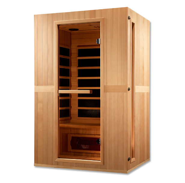 Maxxus 2 Person Low EMF Infrared Sauna - Canadian Hemlock