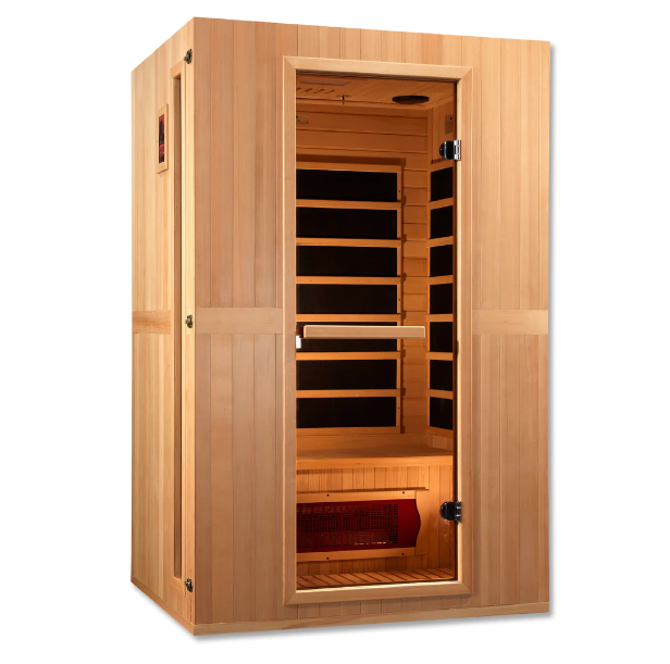 Maxxus 2 Person Low EMF Infrared Sauna - Canadian Hemlock