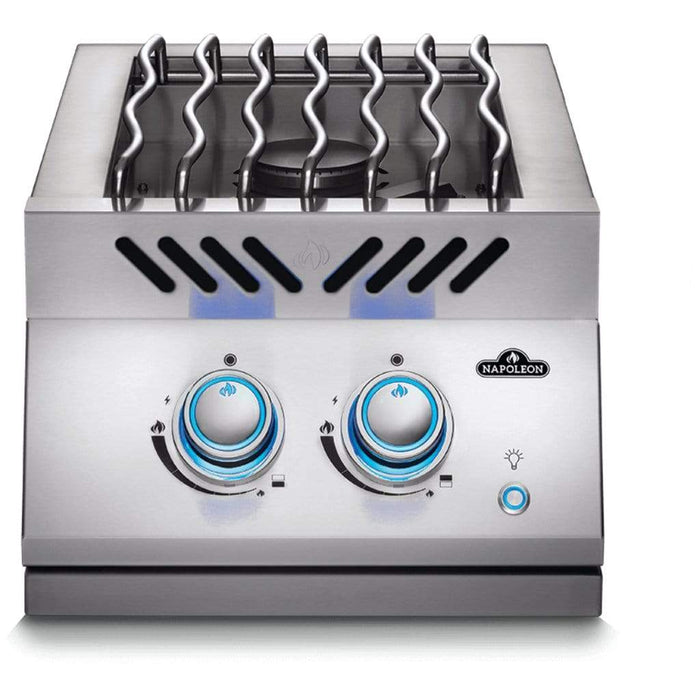 Napoleon 15" Built-in 700 Series Inline Dual Range Top Drop-in Burner with Stainless Steel Cover