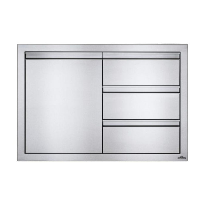 Napoleon 36" X 24" Stainless Steel Single Door and Triple/Double Drawer