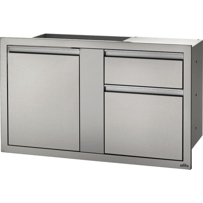 Napoleon 42" X 24" Stainless Steel Large Single Door and Triple/Double Drawer