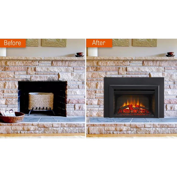 SimpliFire 25" Traditional Built-In Electric Fireplace Insert