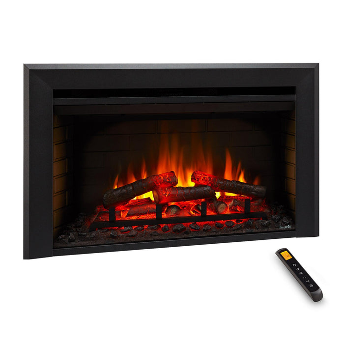 SimpliFire 30" Traditional Built-In Electric Fireplace Insert