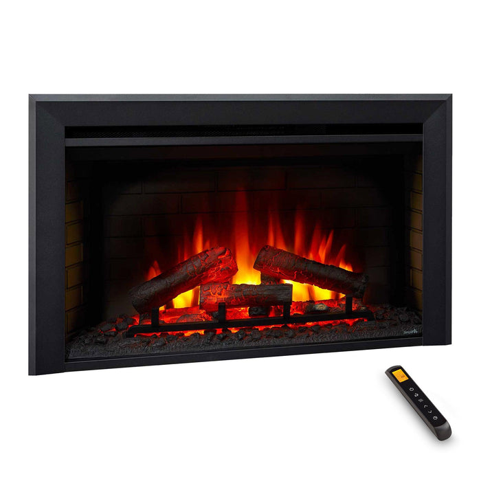 SimpliFire 35" Traditional Built-In Electric Fireplace Insert