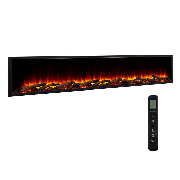 SimpliFire Scion 78" Clean Face Linear Electric Fireplace