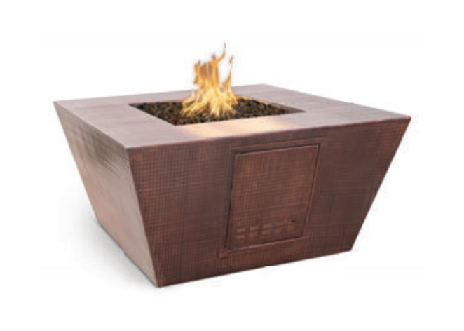 The Outdoor Plus Redan 36" Square Fire Pit - Metal Collection