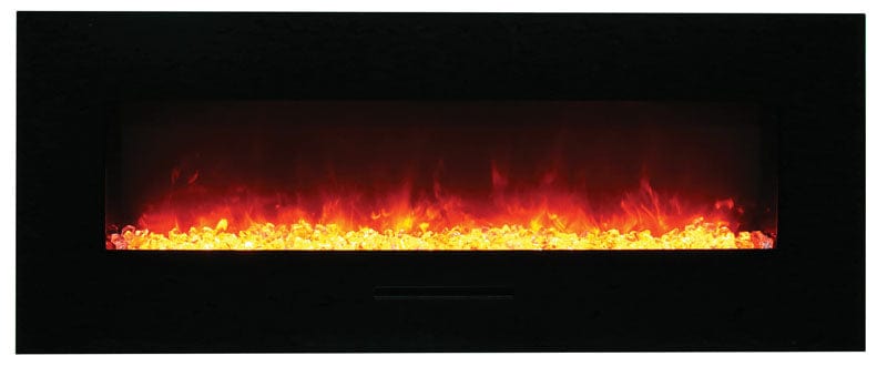 Amantii 48" Wall Mount/Flush Mount Electric Fireplace with Glass Surround