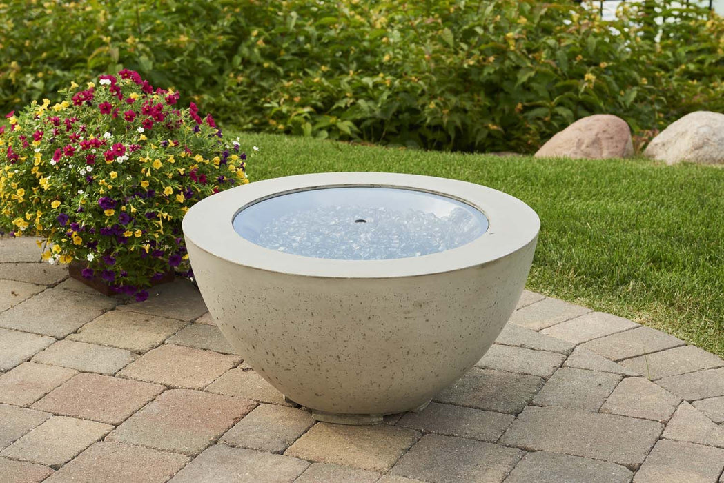 The Outdoor GreatRoom Company Cove Gas Fire Pit Bowl w/Battery Powered Spark ignition, Cast, Round,  29.25", CV-20