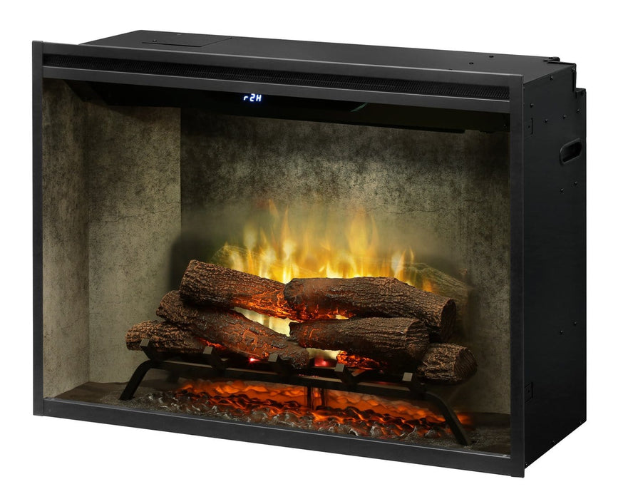 Dimplex Revillusion 36" Built-In Firebox Weathered Concrete