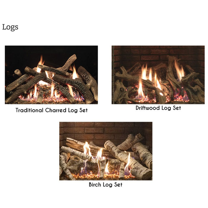 White Mountain Hearth 40" Rushmore Direct Vent Gas Fireplace, See-Through