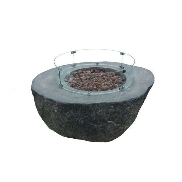 Elementi Lunar Wind Guard For Fire Pit OFG101-WS