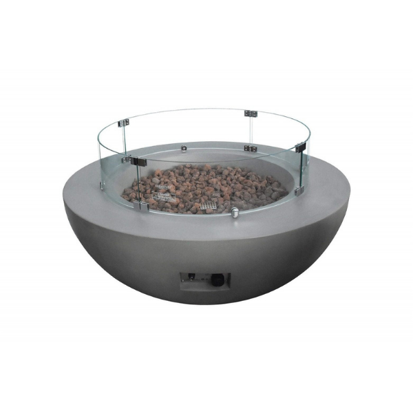 Elementi Lunar Wind Guard For Fire Pit OFG101-WS