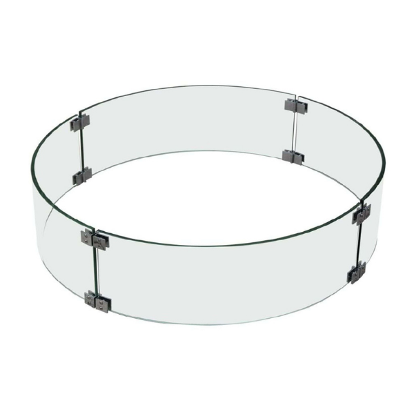 Elementi Round Wind Guard for Manchester and Metropolis Fire Table OFG105-WS