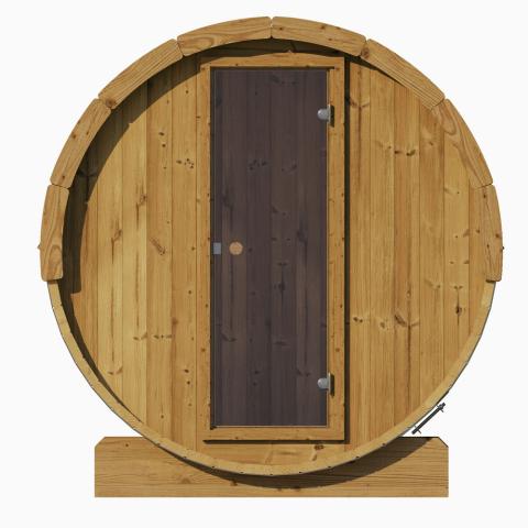 SaunaLife Model E8 Traditional 6 Person Sauna Barrel, SL-MODELE8