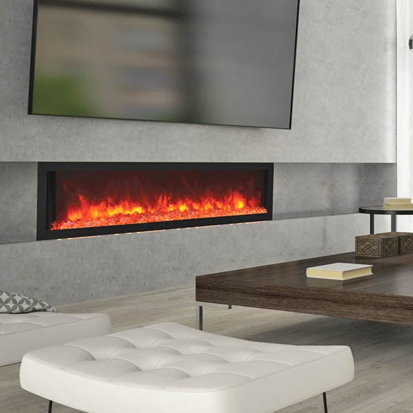 Remii Deep 65" Indoor/Outdoor Built-In Electric Fireplace