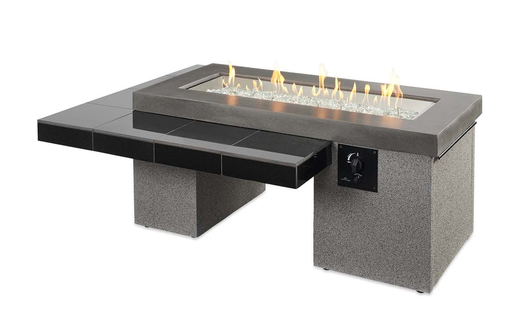 The Outdoor GreatRoom Company Uptown Linear Gas Fire Pit Table