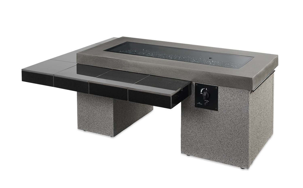 The Outdoor GreatRoom Company Uptown Linear Gas Fire Pit Table