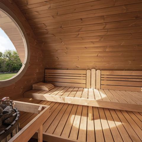 SaunaLife Model G11 Traditional 8 Person Outdoor Sauna, 667-SL-MODELG11