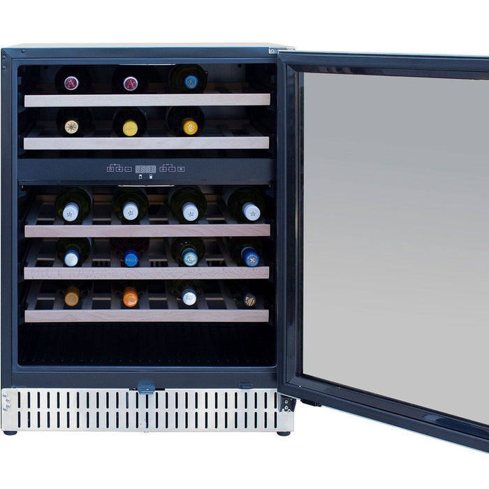 Summerset 24" Rated Dual Zone Wine Cooler Stainless Steel