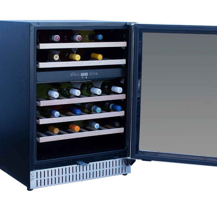 Summerset 24" Rated Dual Zone Wine Cooler Stainless Steel